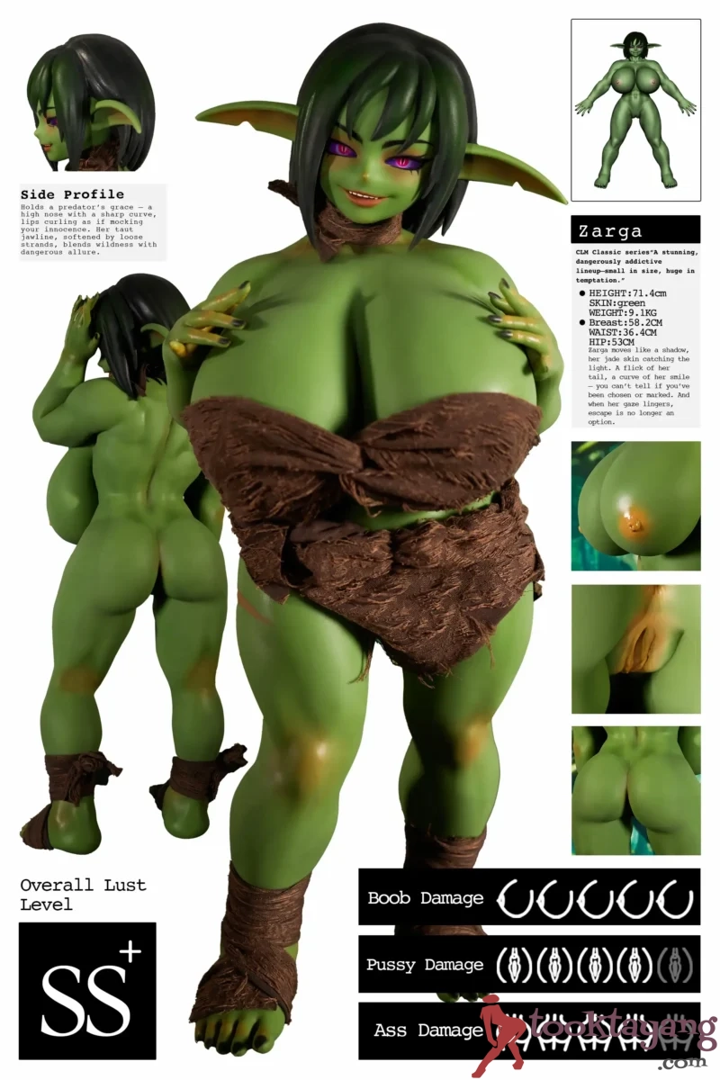 ตุ๊กตายางซิลิโคน Mini Doll 70cm- Climax Doll Mini Goblin Sex Doll Si70cm GB Zarga - Image 2